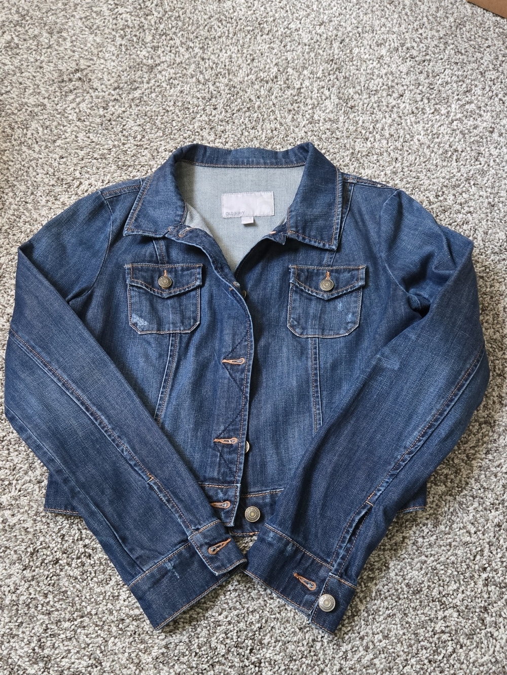 Old Navy Cropped Denim Jacket